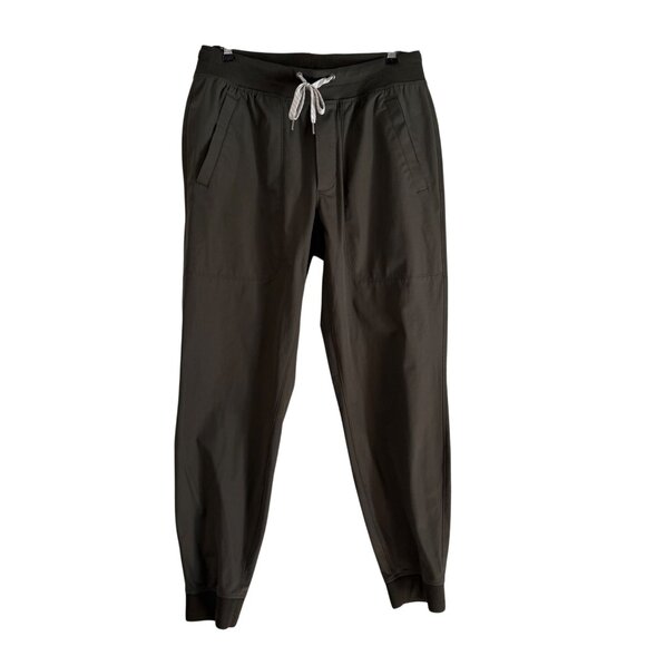 Vuori Meta Jogger Pants Dark Oregano Tapered Drawstring Mens Size Medium - Picture 2 of 5